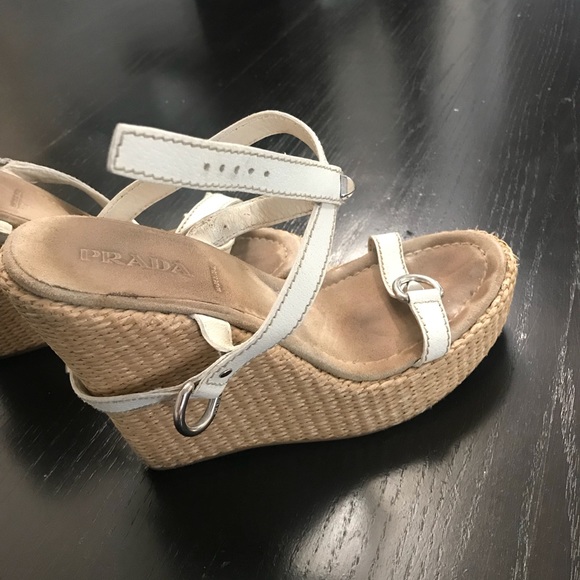 Prada wedge sandals size 40 - Picture 3 of 6